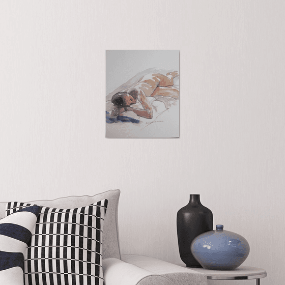 Reclining female nude