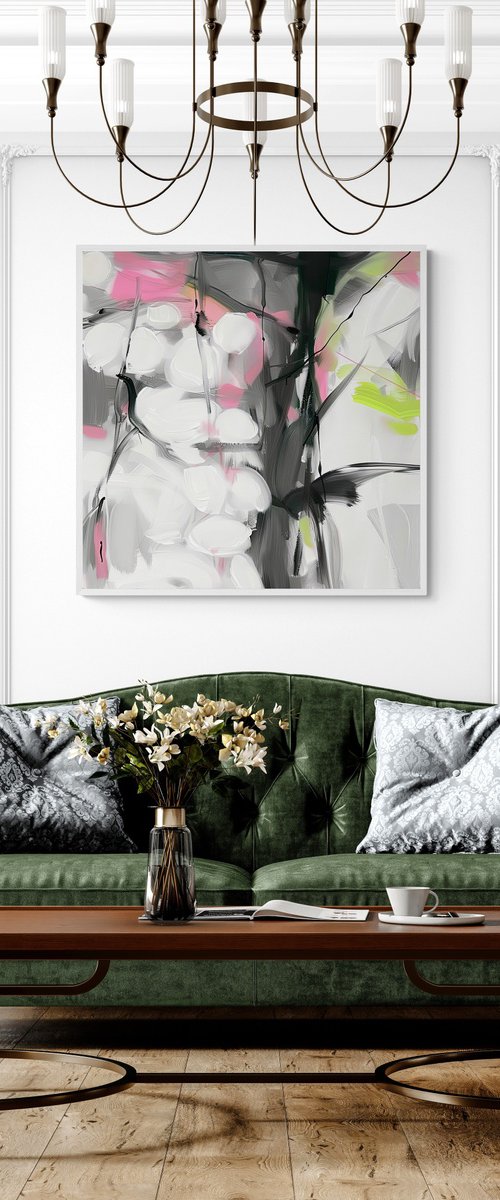 Triptych Garden in Fog by V+V Kniazievi