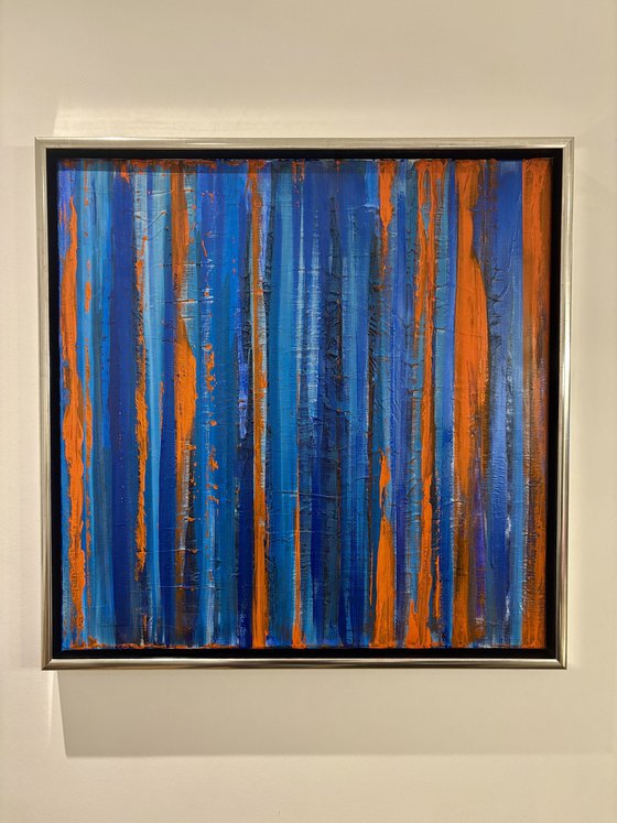 Echoes of Fire 70x70x2 cm