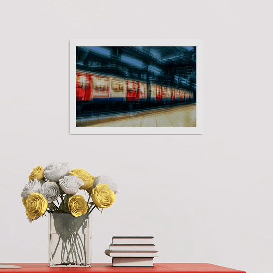 London Vibrations - Abstract Vision of The Tube. Limited Edition 3/50 15x10 inch Photographic Print