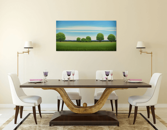 Green Trees - Blue Sky