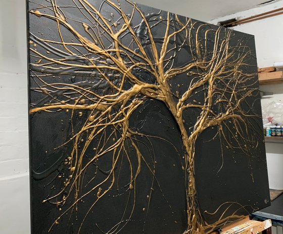 Midas Gold Tree 100 x 80cm Large