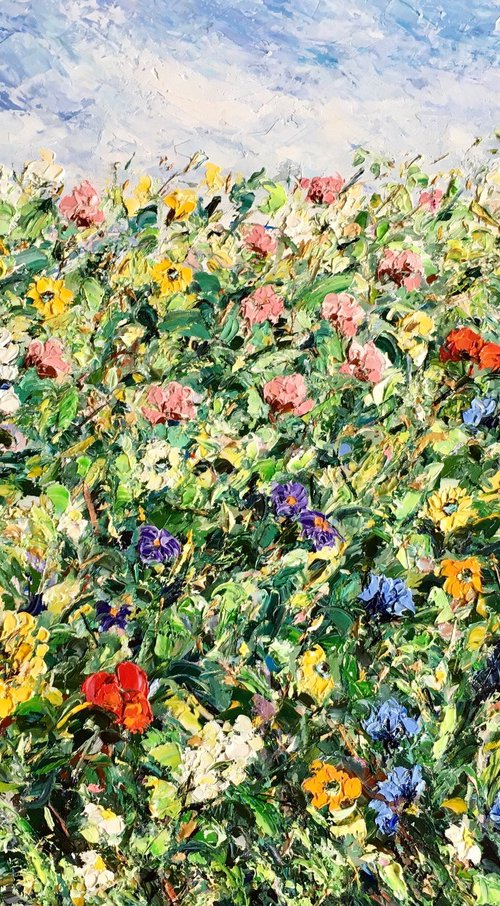 Blooming field by Vilma Gataveckienė