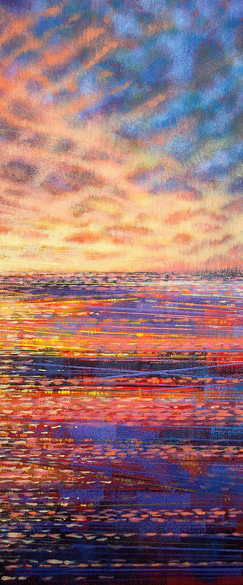 Ocean Seascape At Sunset by Marc Todd