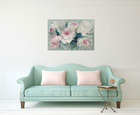 The Gentle Breath of Peonies