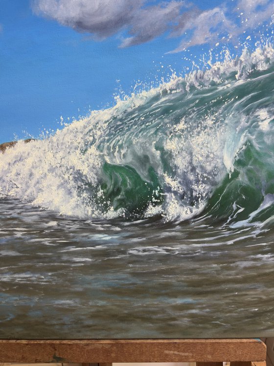 “By the ocean shore”