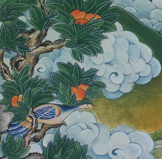 Exotic Birds in a Mythical Landscape