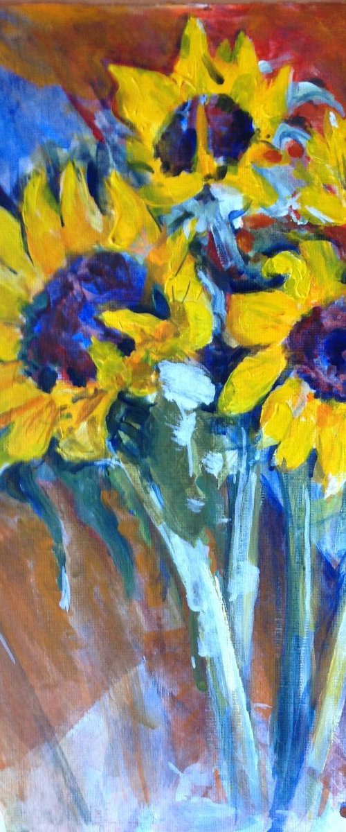 Sunflowers 2 by Sandra Haney