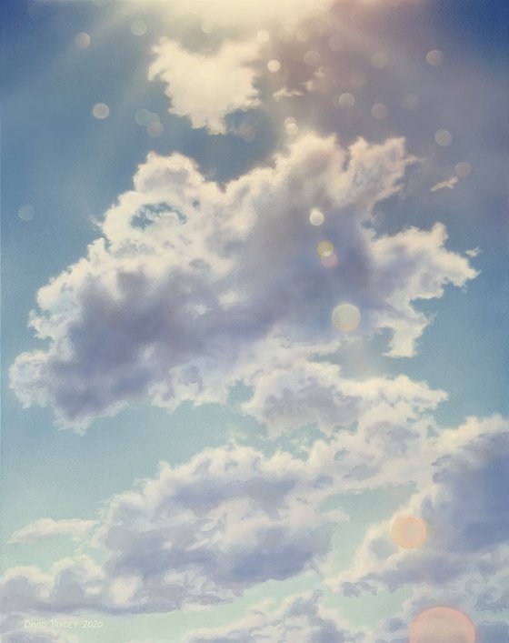 Rays Through Cloud (86 x 114cm)