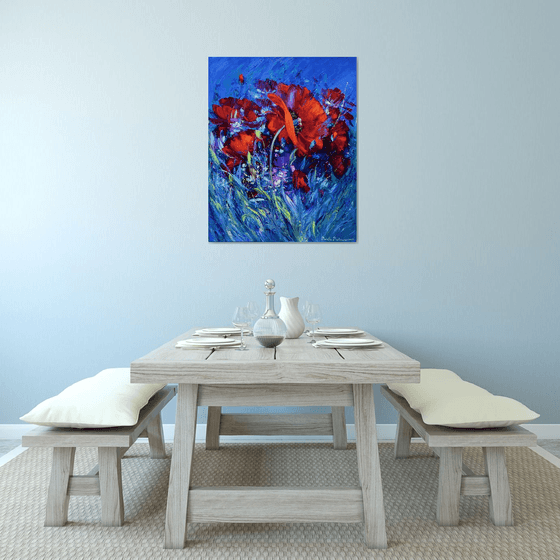 Symphony of Red and Blue