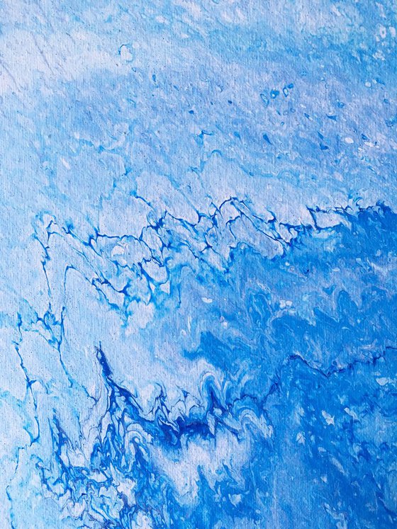 "Tundra" - SPECIAL PRICE - Original Abstract PMS Acrylic Painting - 16 x 20 inches