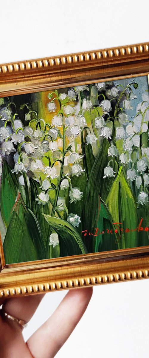 Lilies of the valley by Nataly Derevyanko