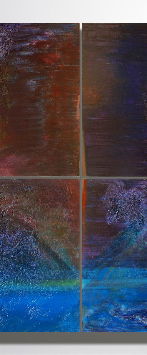 "Beams". Poliptych by Marya