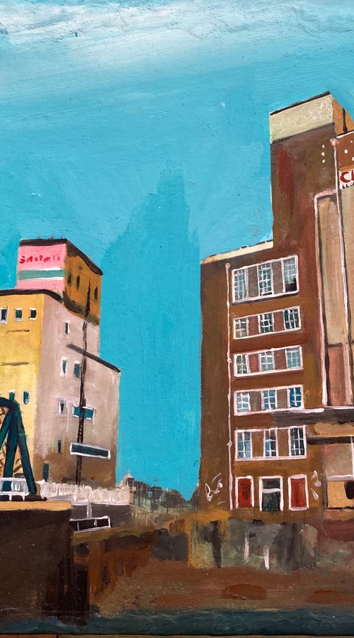 Industrial Hull By The River by Andrew Reid Wildman