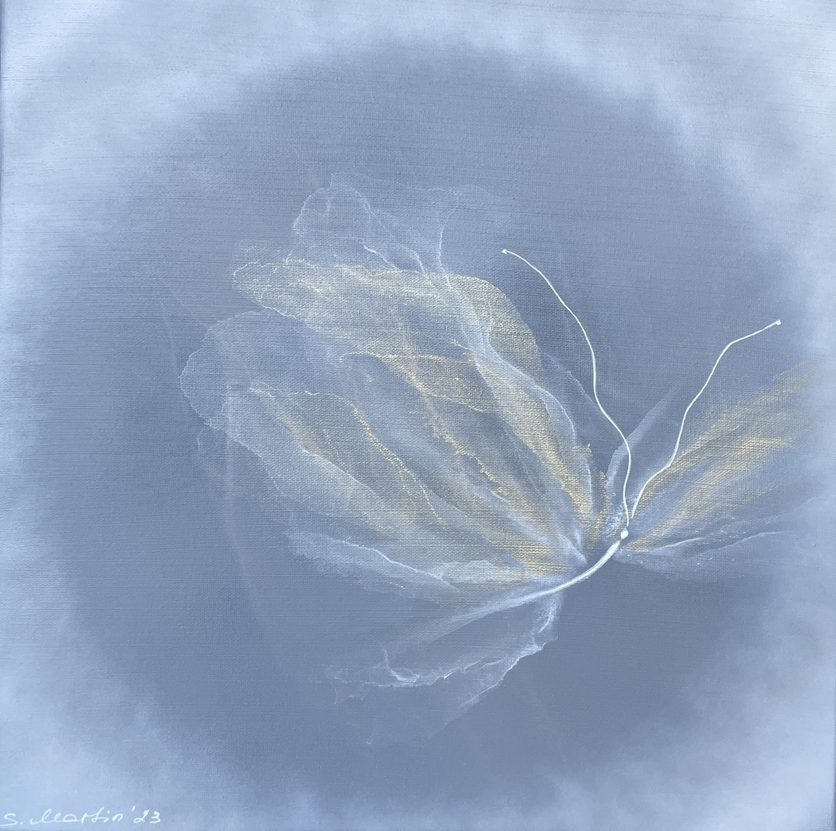 Abstract Animal Painting By Svetlana Martin, 16 X 16", Magic Of Awakening, Original Artwork