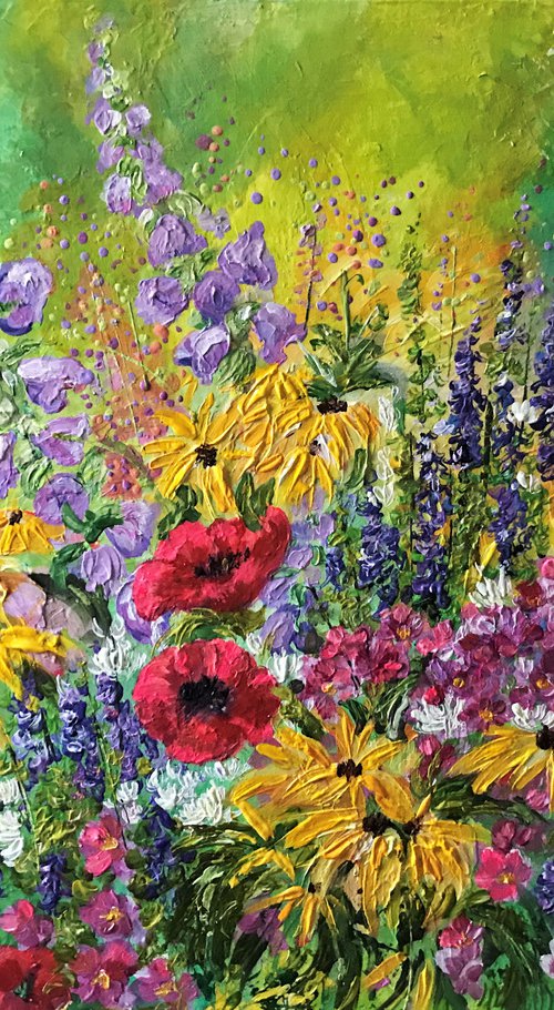 Cottage Garden by Colette Baumback
