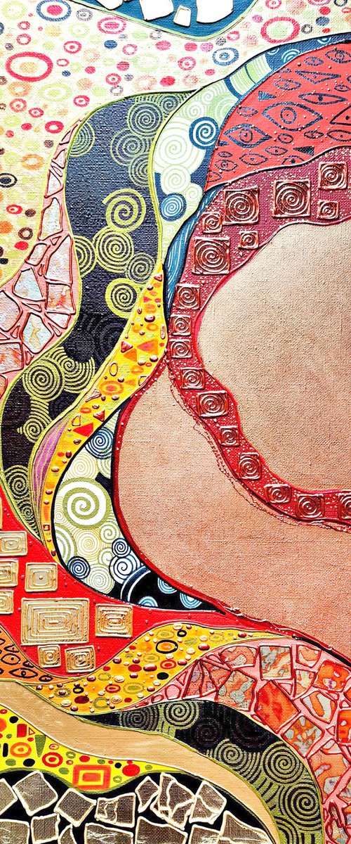 Klimt inspired abstract by BAST