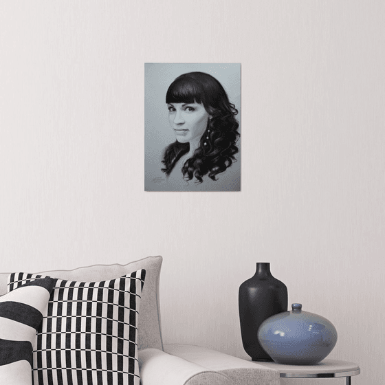 Irina. Custom pastel portrait.