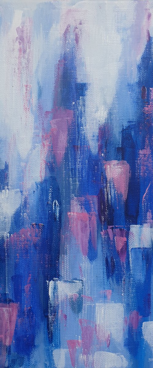 Blue and purple dreams by Yulia Pristupa