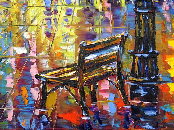 City in the Evening Light