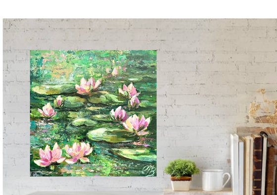 Pink Water Lilies