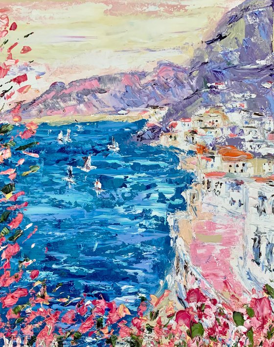 Amalfi coast in bloom