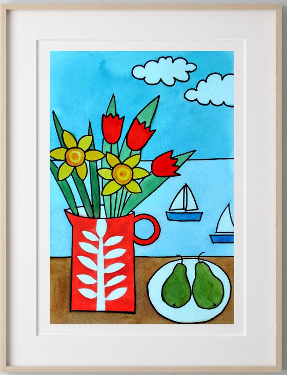 Tulips and Daffodils III