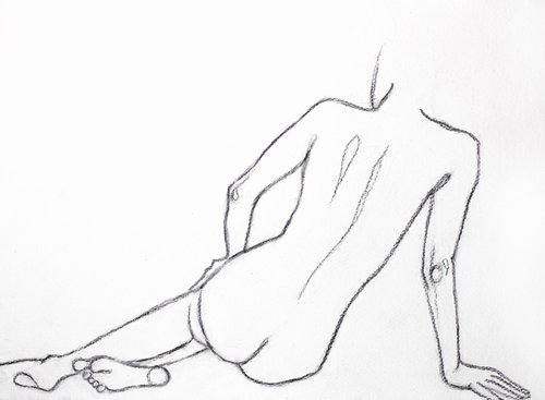 Figure Sketch No. 2 by Elizabeth Becker