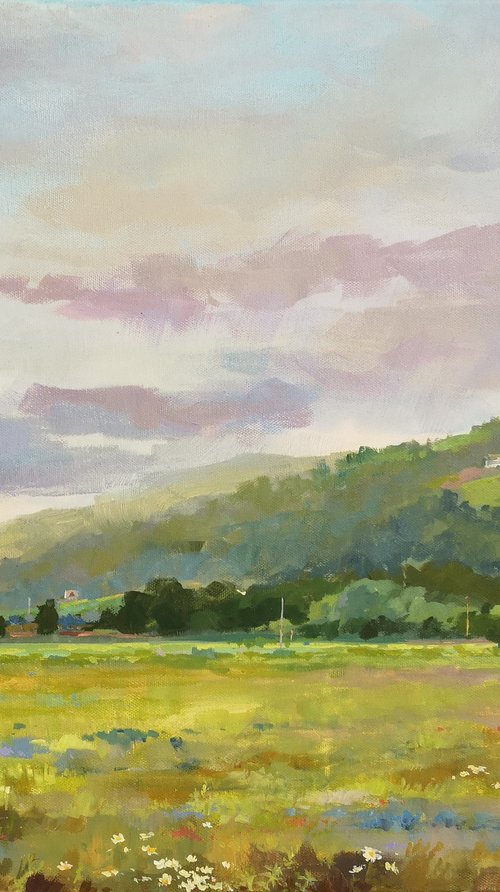 Fields by the Shore Rd by Alexander Koltakov