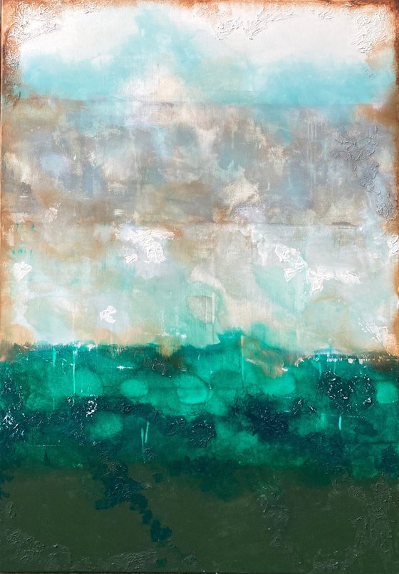 faded raw landscape (120 x 80 cm) Dee Brown
