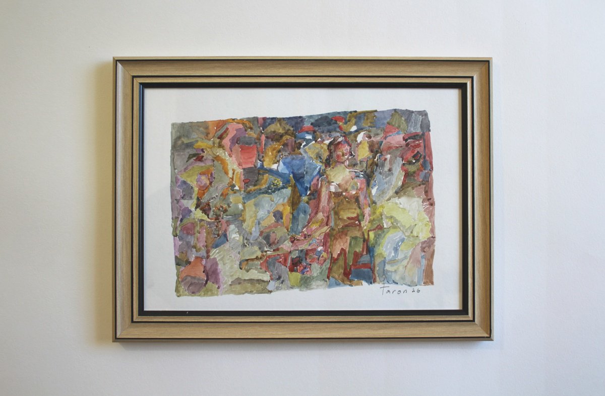 Abstract Watercolour , She By Taron Khachatryan, 13 X 9, Artwork For Sale On Artfinder