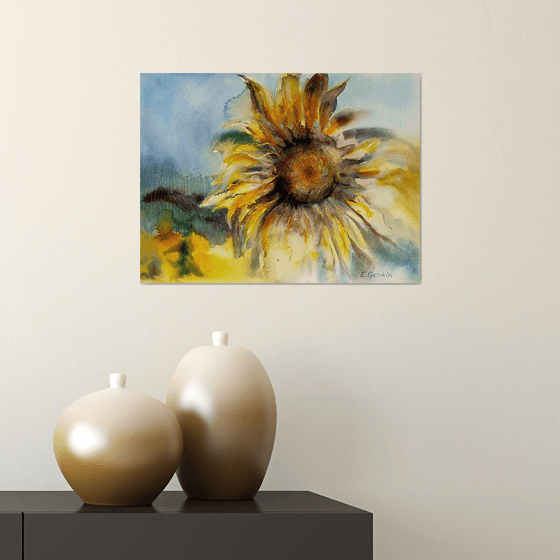 Sunflower portrait