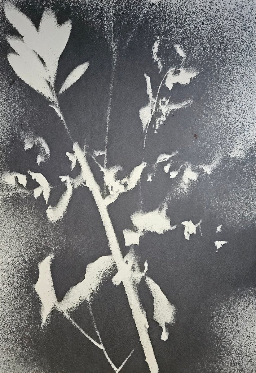 Surrealistic Botanical Acrylic Painting By Stefano Mazzolini, 28 X 41", Rf36, Original Artwork