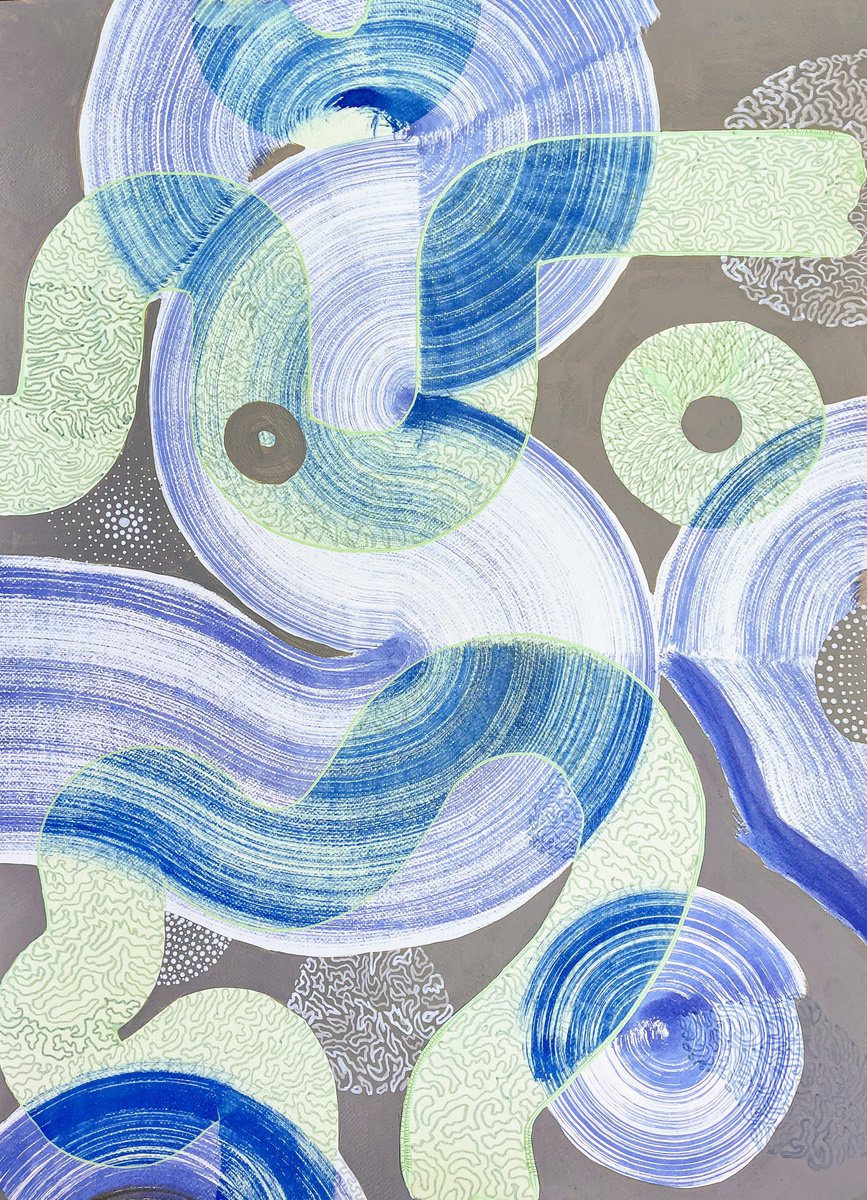 Abstract Ink Drawing , Composition No. 454 By Sumit Mehndiratta, 22 X 30, Artwork For Sale On Artfinder