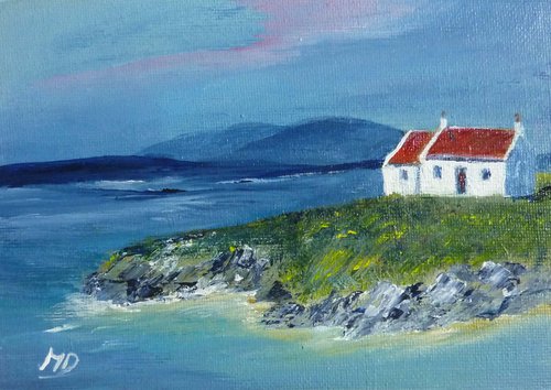 Wee Beach Cottage by Margaret Denholm
