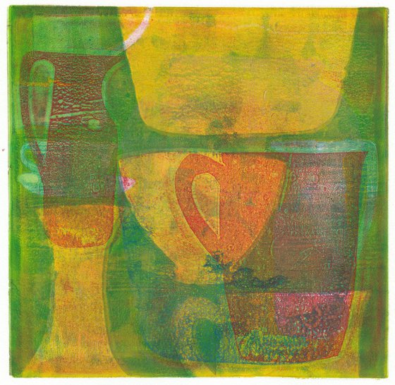 Monoprint - Still life no. 2