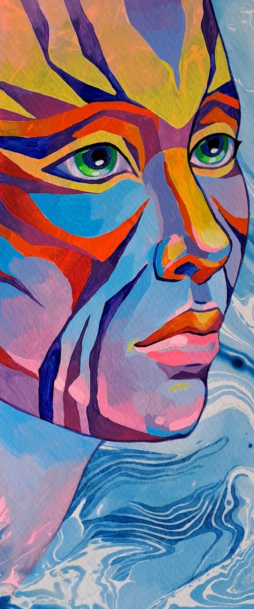 Tiger Woman by Mariia Raskin