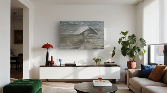 White Horse in the Mist