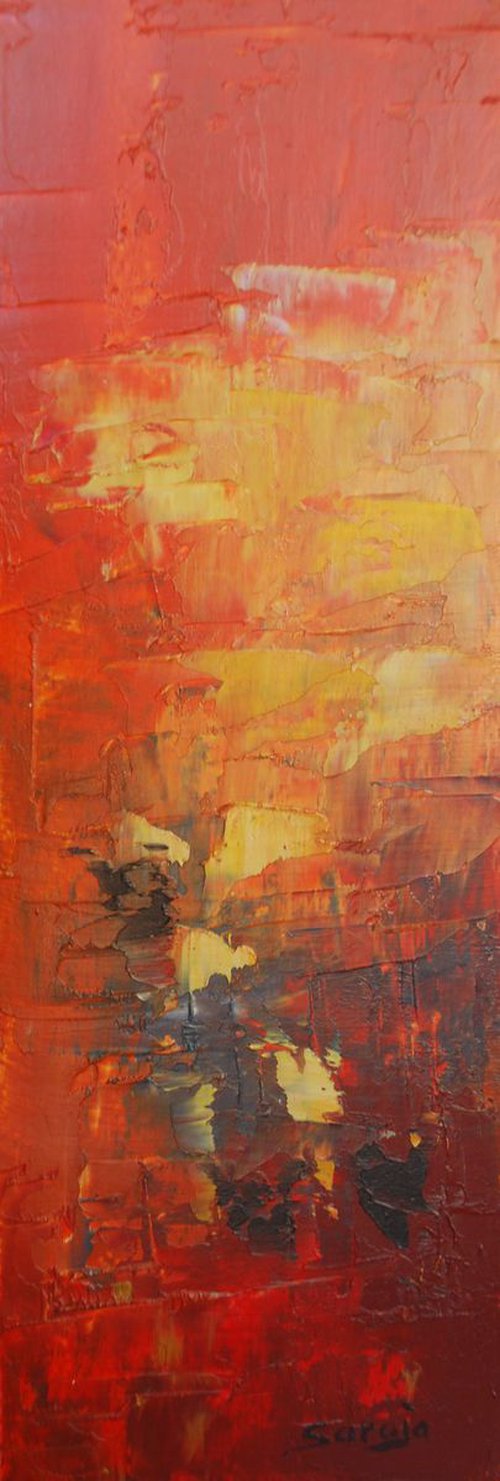 Orange Fire (ref#:697-H) by Saroja van der Stegen