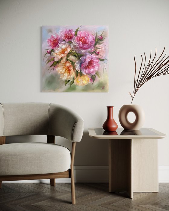 Magic peonies series - Romantic gift