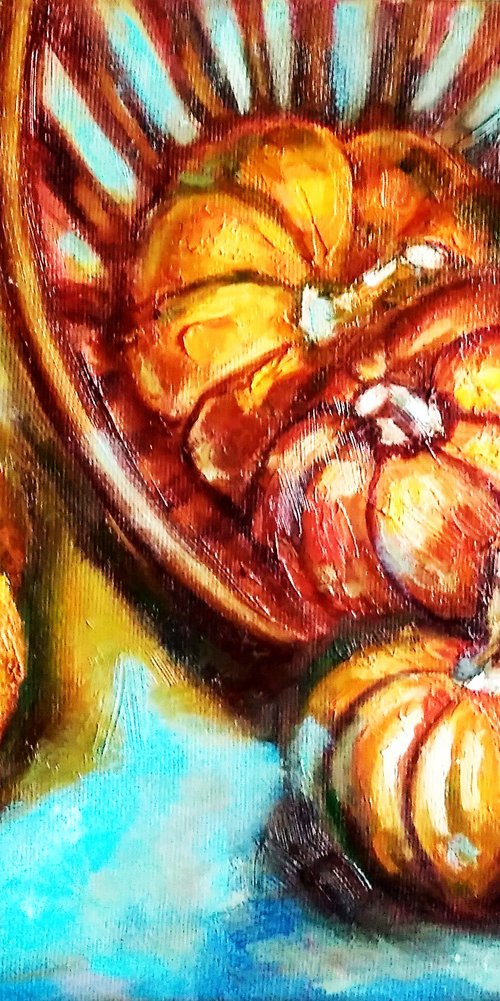 Still life with pumpkins by Yulia Berseneva