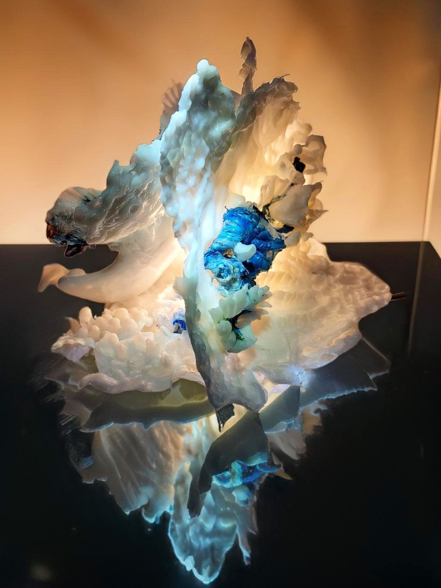 Lighted Sculpture Corals by Nikolina Andrea Seascapes and Abstracts