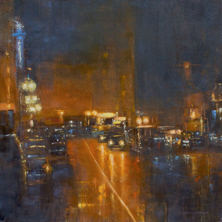 Downtown Spot Cityscape Night City Lights Artfinder