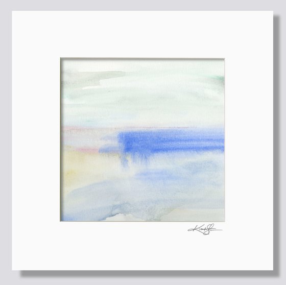 A Serene Journey 2021-22 - Abstract Painting by Kathy Morton Stanion