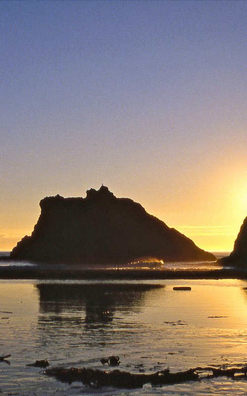 Sunset at Bandon Beach, Oregon by Alex Cassels