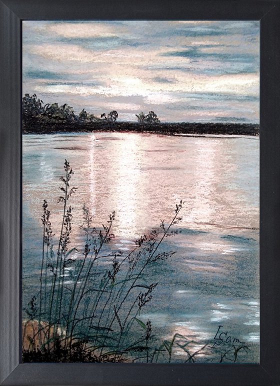 Evening Glow on the Lake