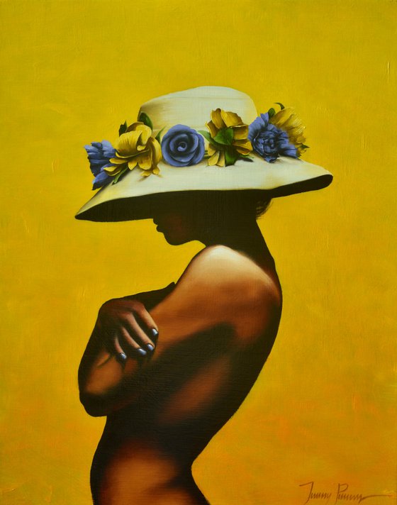 Woman on Yellow