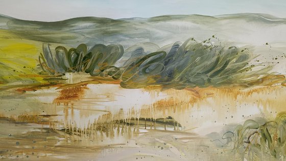 Dry Creek and Canola Fields