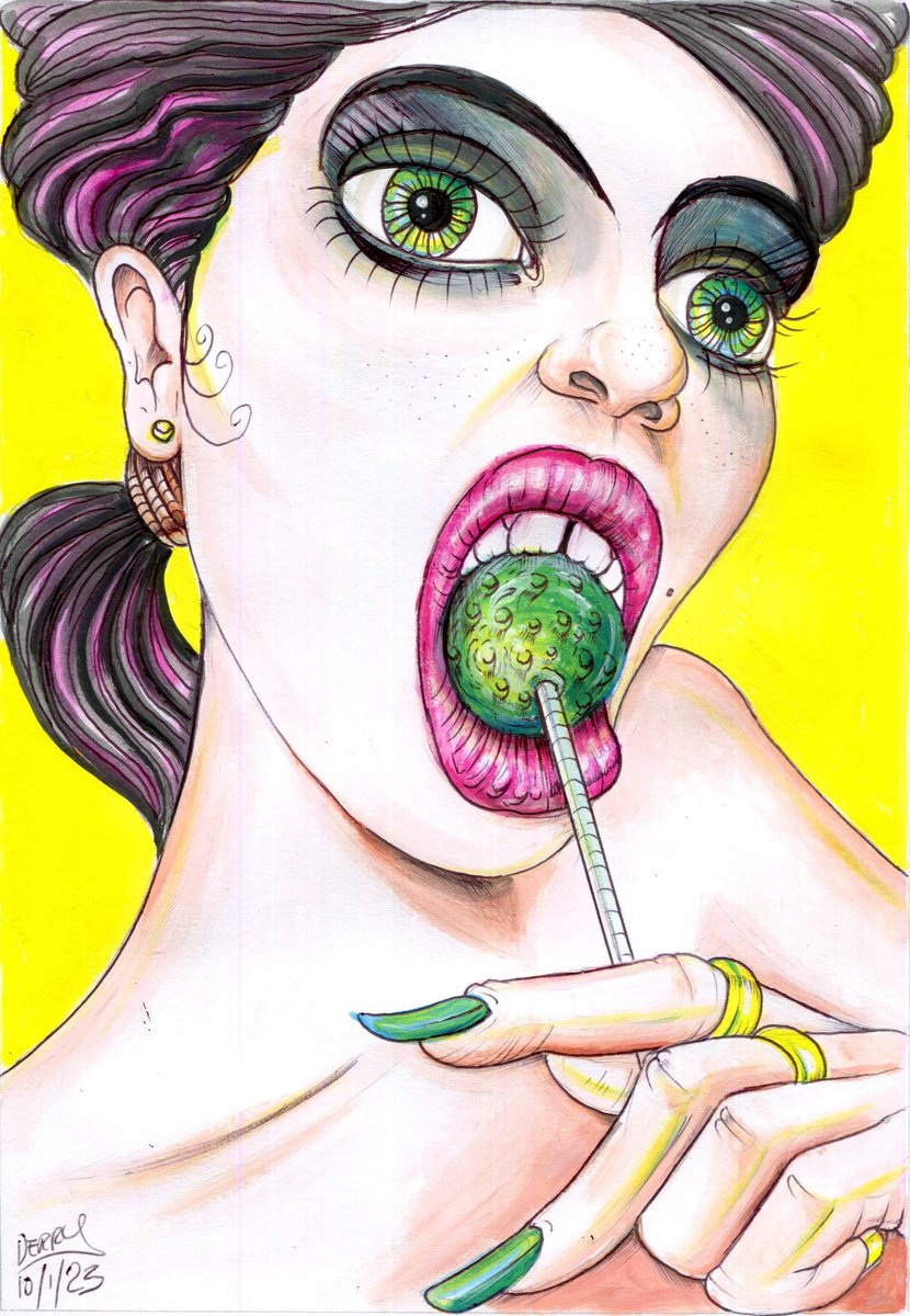 Lolly Lucy Licky Hill - Suggestive Art by Spencer Derry ART