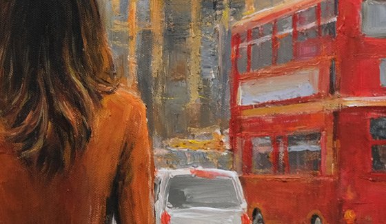 London Rain Reflections